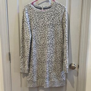 EUC Lou & Grey Gray Textured Dress